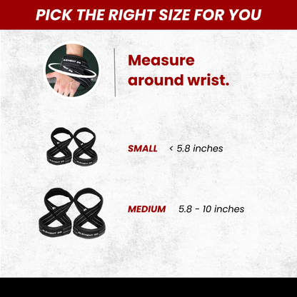 Padded Figure 8 Weightlifting Straps