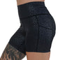 Shorts | Black Leopard
