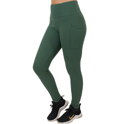 Fleece Lined Leggings | Hunter Green