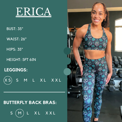 Shamrock Skulls Leggings